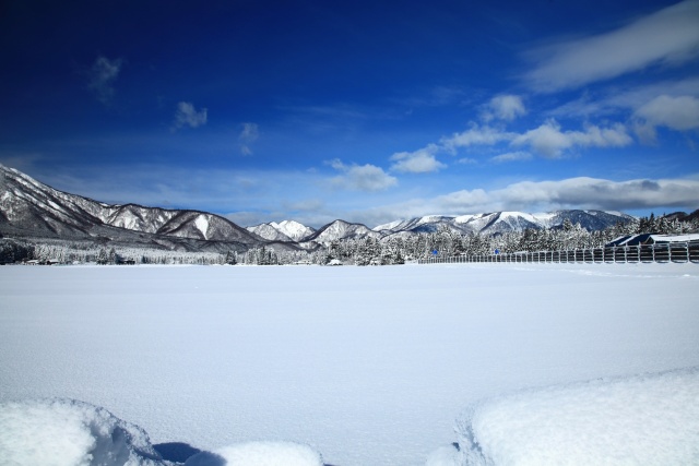 オ二コウベの山並み