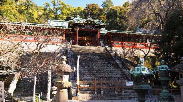 冬の久能山東照宮