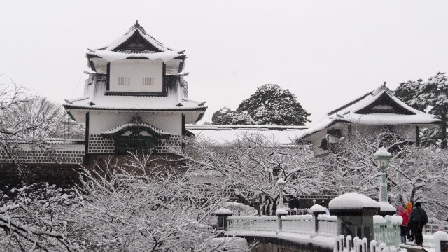 冬の金沢城公園