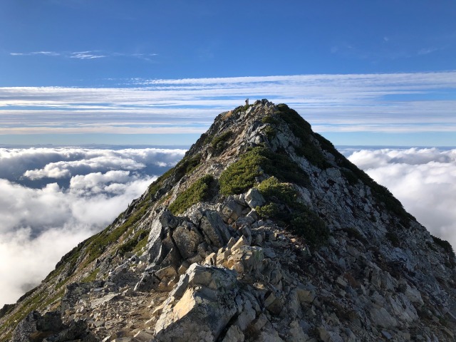 五竜岳頂上