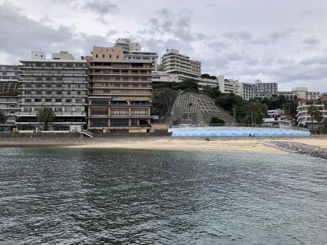 西浦温泉にて