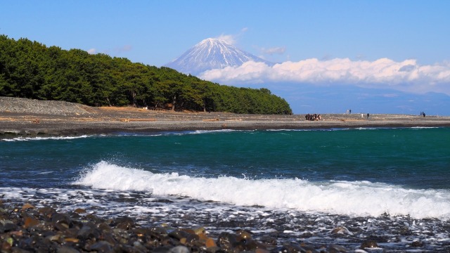 三保松原から望む富士山