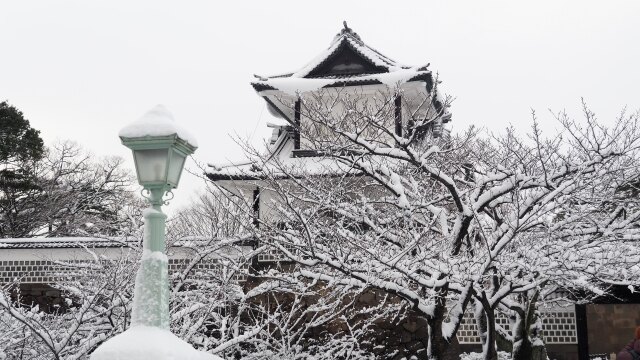 冬の金沢城公園