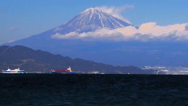 三保松原から望む富士山