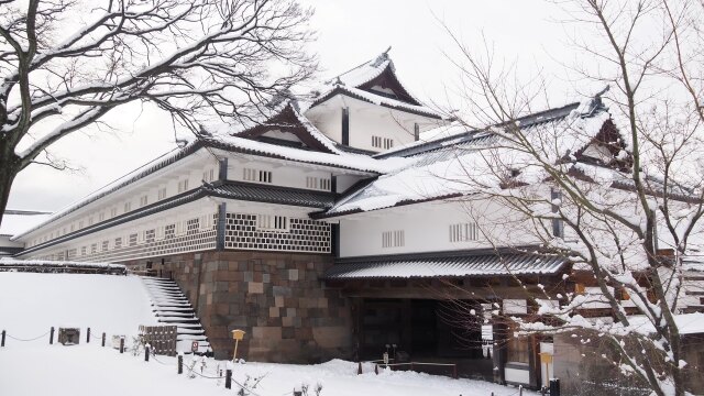 冬の金沢城公園