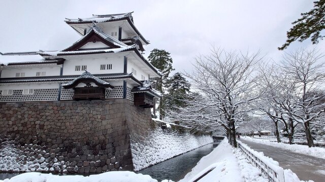 冬の金沢城公園