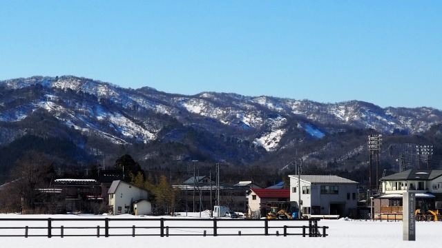 冬の上越妙高の風景