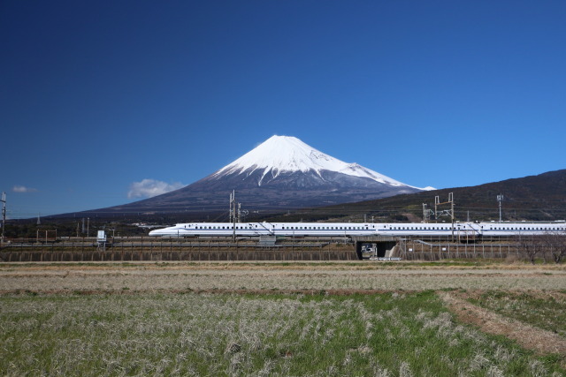 富士山と新幹線