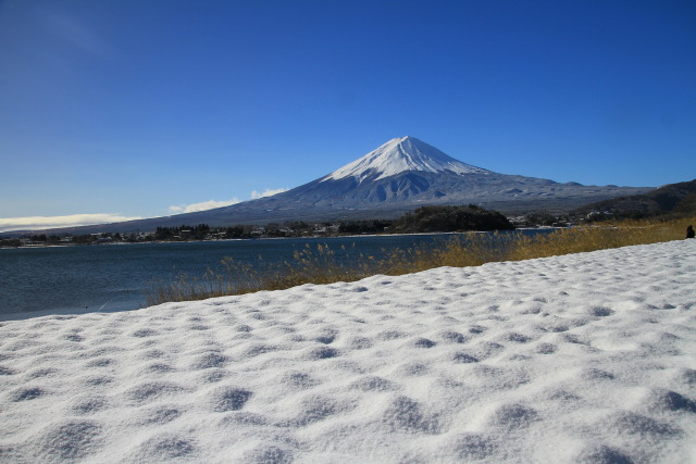 大石公園の雪