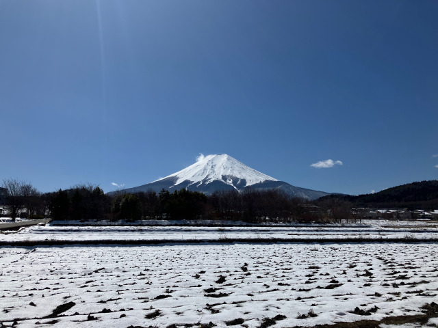 農村公園からの富士山