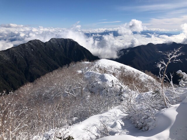 安曇野を望む