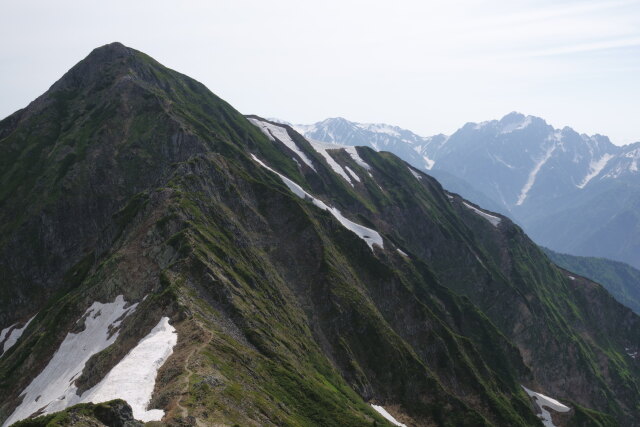 鹿島槍ヶ岳と劔