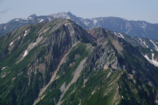 五竜と白馬を望む