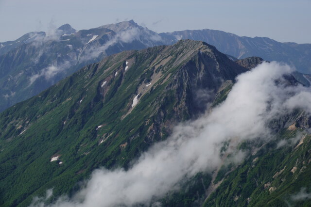 白馬と五竜を望む