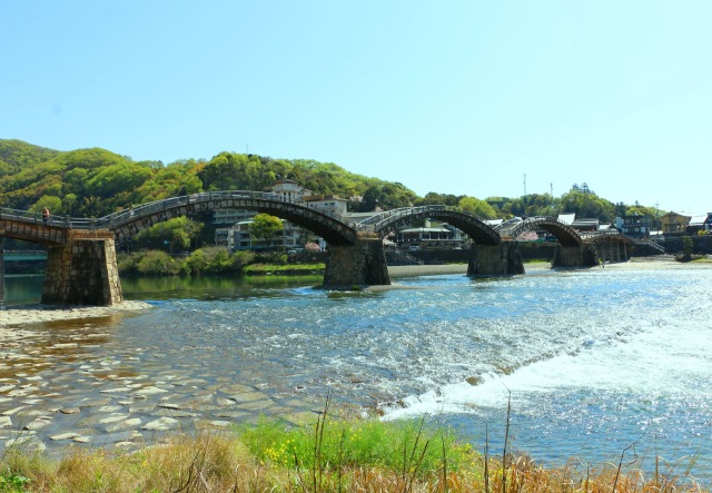 新緑の錦帯橋