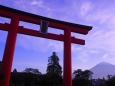 早朝の富士山本宮浅間大社