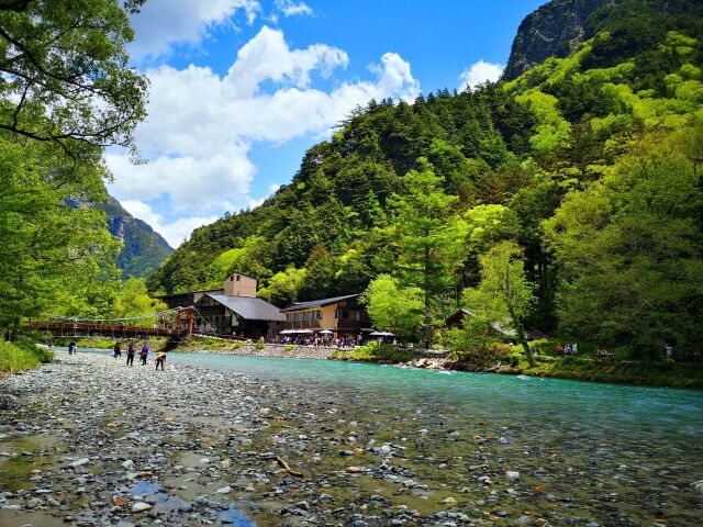 初夏の河童橋