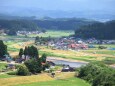 眺河の丘 からの風景