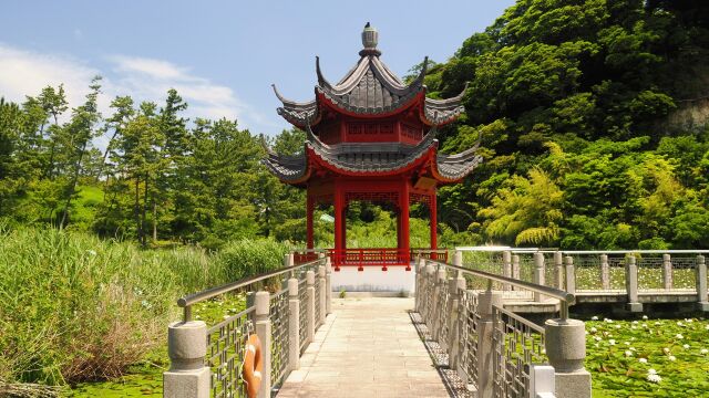 初夏の上海横浜友好園