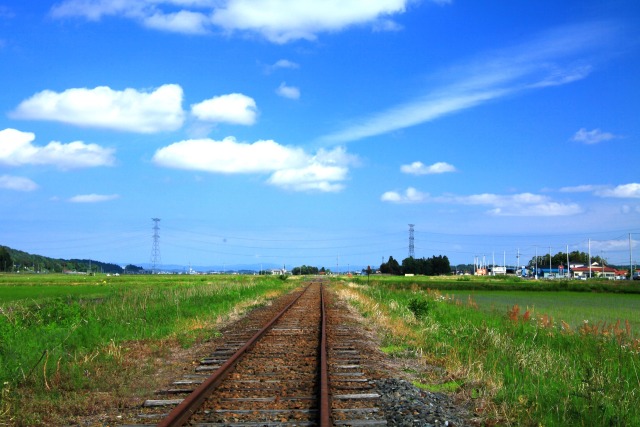 錆びた線路