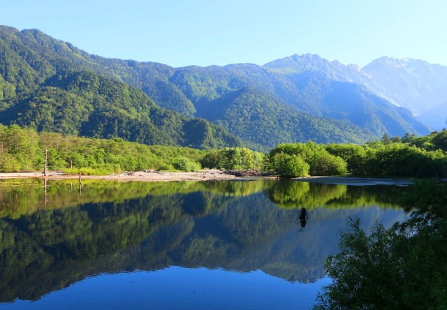 7月の大正池