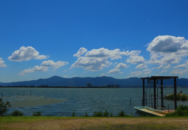 夏の琵琶湖