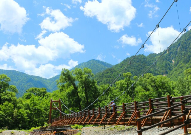 夏の明神橋