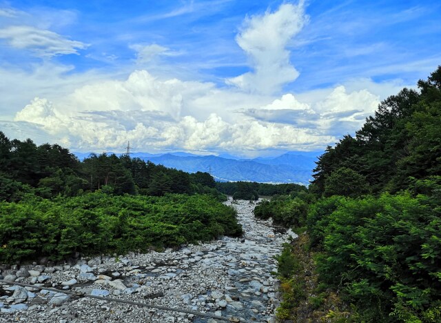 駒ヶ根の夏空