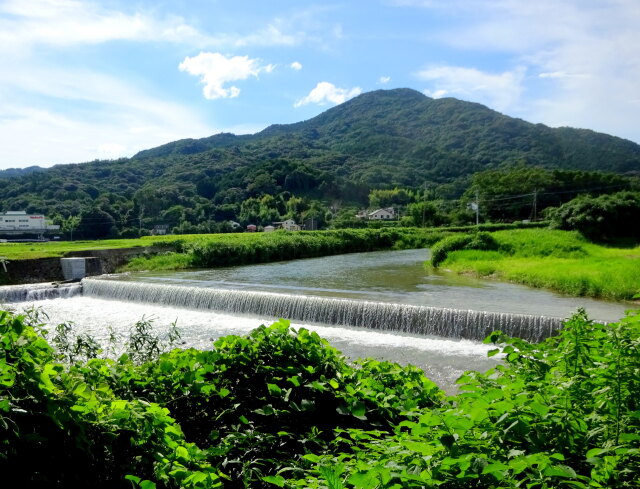 夏も中半の城原川