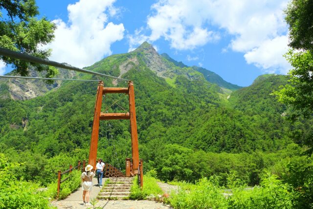 夏の明神岳