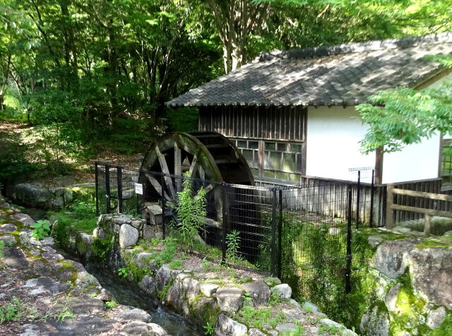 木漏れ日の水車小屋