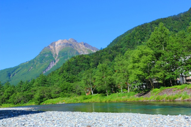 夏の焼岳