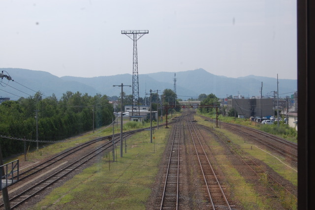 富良野駅からの風景 2024年