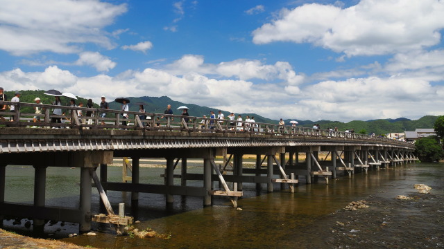 夏の嵐山