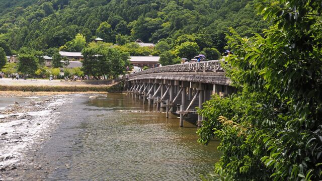 夏の嵐山