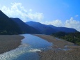 夏の熊野川