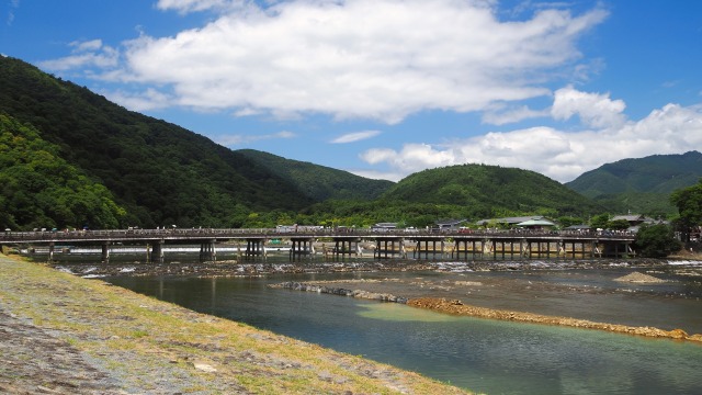 夏の嵐山