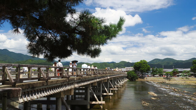 夏の嵐山