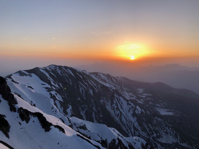 白馬岳の御来光