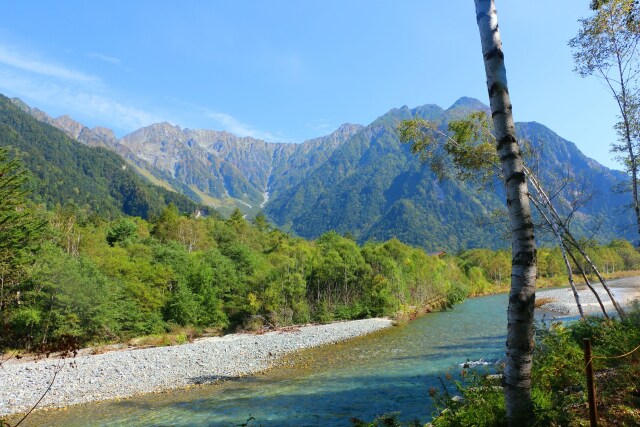 初秋の上高地