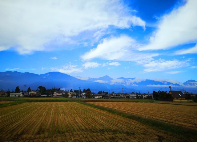 初秋の白馬村