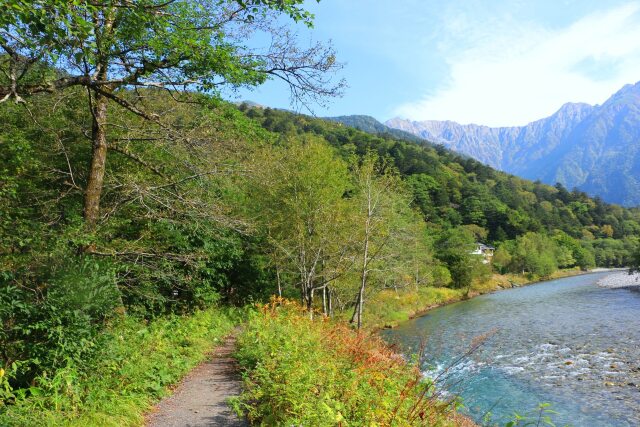 初秋の上高地