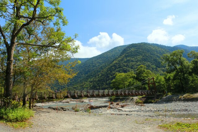 初秋の明神橋