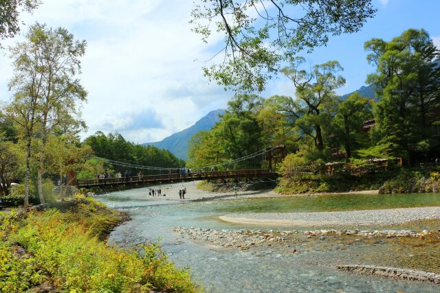 初秋の上高地