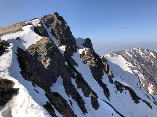 春の白馬岳