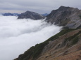 雲の上の北アルプス