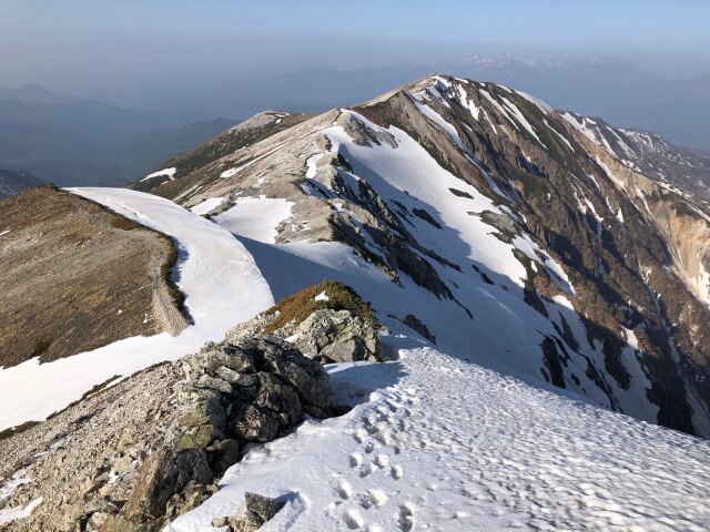 小蓮華山への道