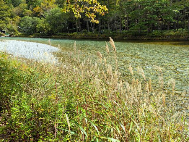 秋の梓川