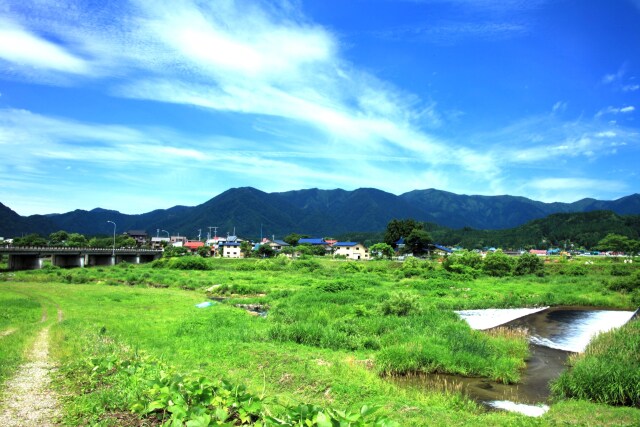 最上町の風景