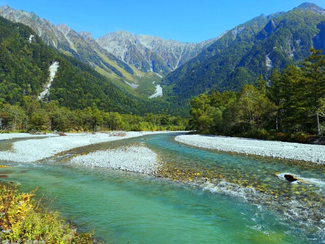 初秋の上高地